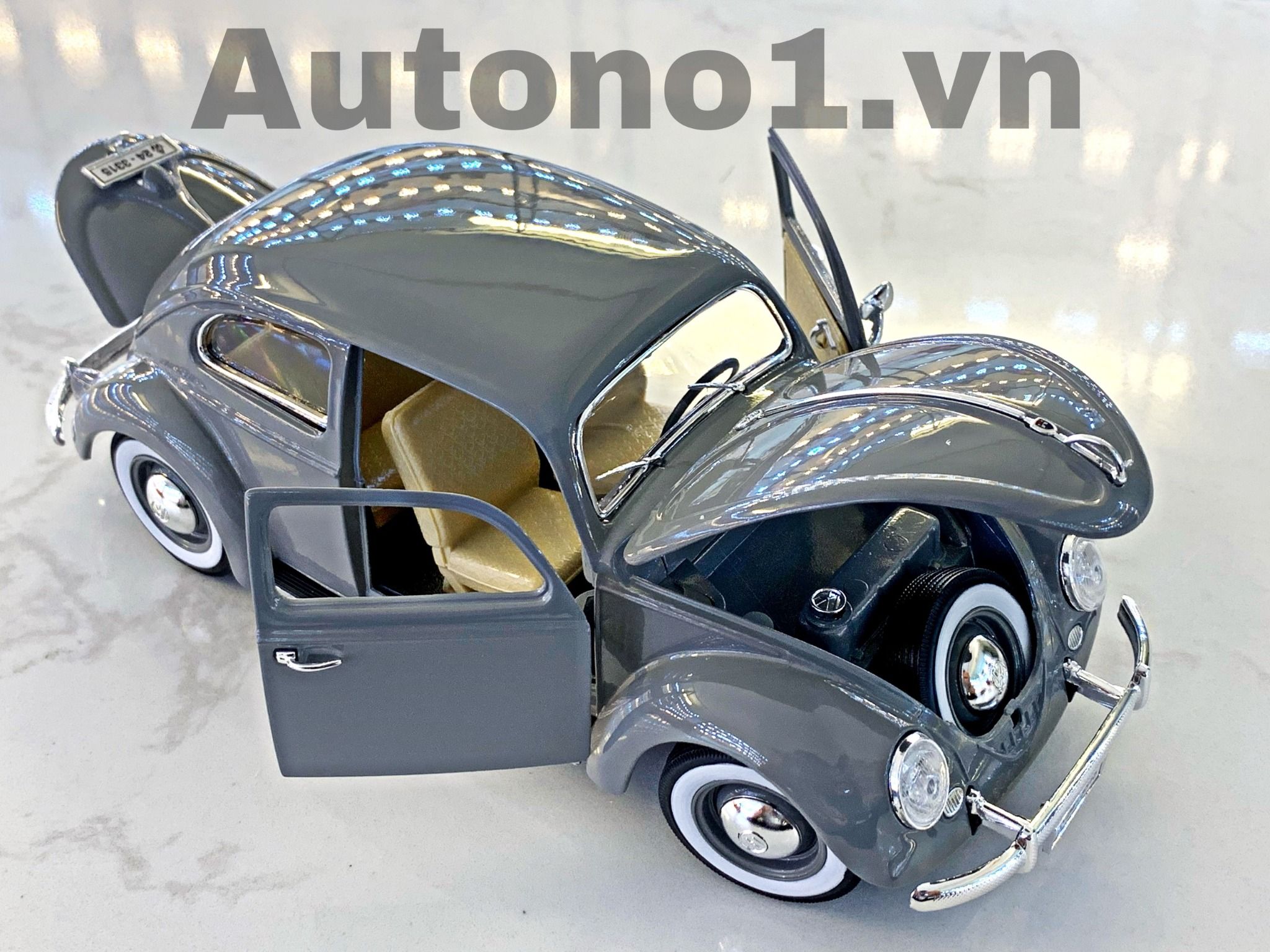  Mô hình xe Volkswagen 1955 Kafer Beetle 1:18 Bburago OT058 