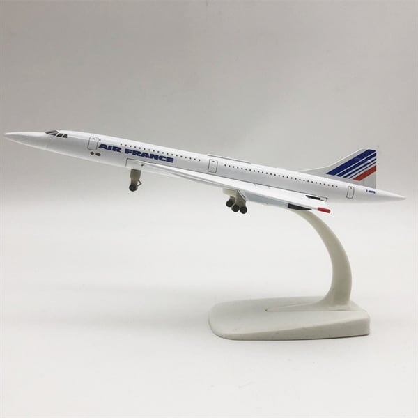  Mô hình máy bay phản lực Concorde Air France có bánh xe kích thước 20cm MB20133 