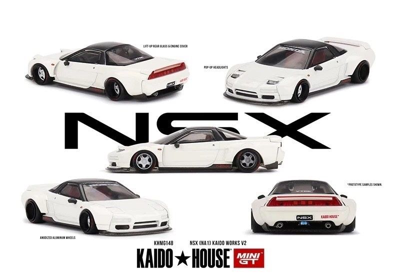  Mô hình xe Honda NSX (NA1) Kaido WORKS V2 tỉ lệ 1:64 Kaido House KHMG148 - Loose 