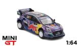  Mô hình xe ô tô Ford Puma Rally1 #42 M-Sport Ford WRT 2022 Redbull tỉ lệ 1:64 MiniGT MGT00627-CH 