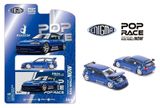  Mô hình xe Honda Pandem Civic EG6 v1.5 Metallic Blue tỉ lệ 1:64 bản card Poprace PRE001 