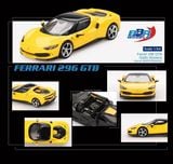  Mô hình xe Ferrari 296 GTB Giallo Modena tỉ lệ 1:64 BBR model BBRFER64005 