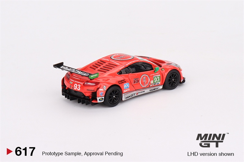  Mô hình xe Acura NSX GT3 EVO22 #93 2023 IMSA Daytona 24 Hrs tỉ lệ 1:64 MiniGT MGT00617 