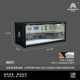  Hộp trưng bày container mô phỏng Repair shop scene F model có tầng - có đèn 38.7x16x16.5cm tỉ lệ 1:64 MoreArt MO400213 