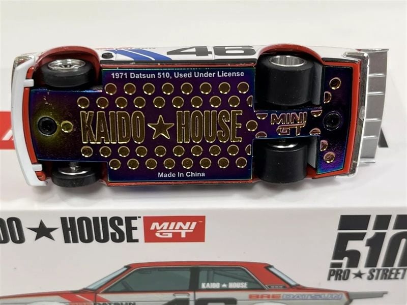  Mô hình xe Datsun 510 Pro Street BRE V2 tỉ lệ 1:64 Kaido House KHMG006 - Loose 