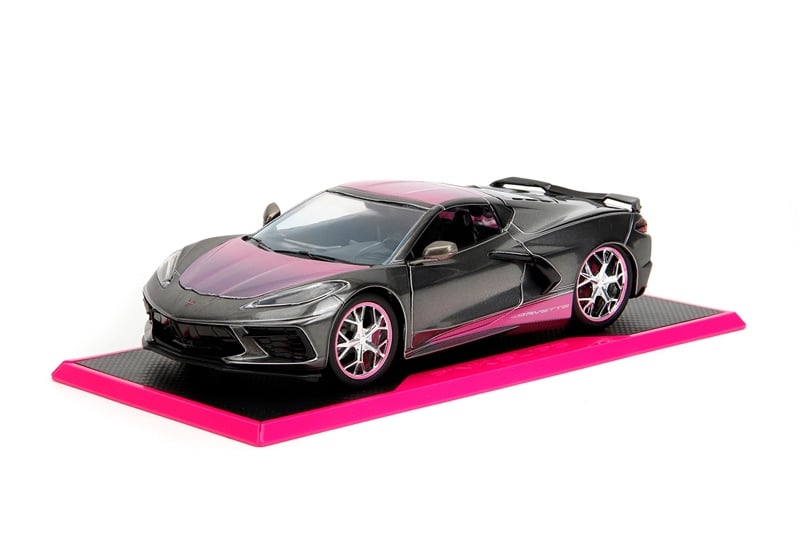  Mô hình xe 2020 Chevrolet Corvette Stingray Pink Slips tỉ lệ 1:24 Jada Toys 34848 
