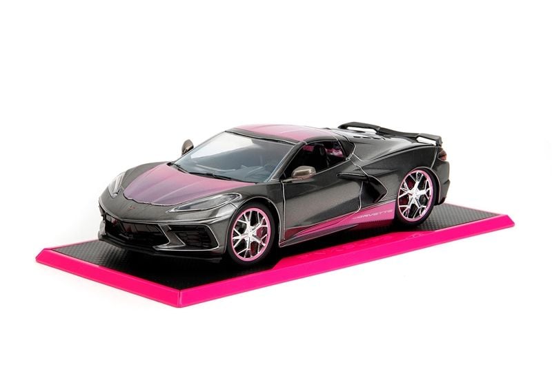  Mô hình xe 2020 Chevrolet Corvette Stingray Pink Slips tỉ lệ 1:24 Jada Toys 34848 