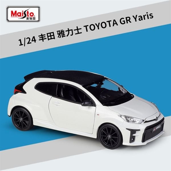  Mô hình xe Toyota Yaris GR tỉ lệ 1:24 Maisto OT556 