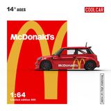  Mô hình xe Mini Cooper Mc Donald's limited to 500 tỉ lệ 1:64 Cool Car CC643639 