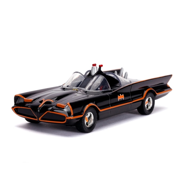  Mô hình xe Batman 1966 Classic TV Series Batmobile & Batman Figure DC Comics tỉ lệ 1:32 Jada Toys 31703 