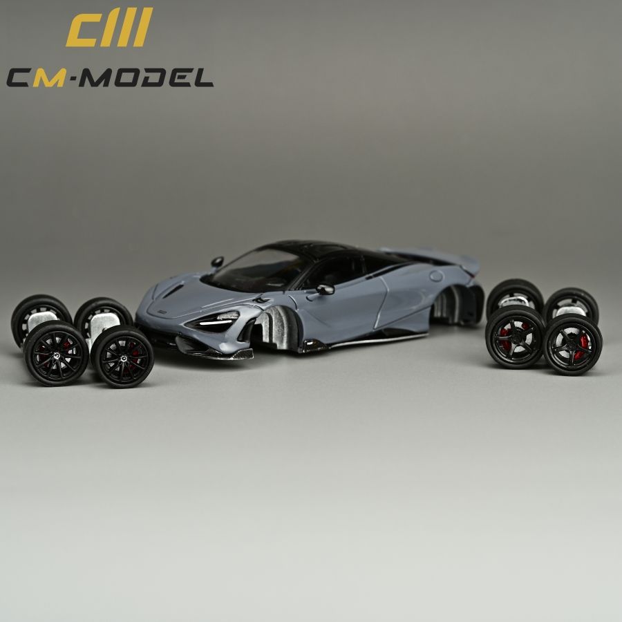  Mô hình Mclaren 765LT tỉ lệ 1:64 CM Model 