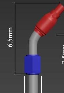 PHỤ KIỆN ĐẦU BẤM NGẮT DÂY DẦU TITAN ĐỘ CHO MÔ TÔ TỈ LỆ 1:12 AUTONO1 PK240