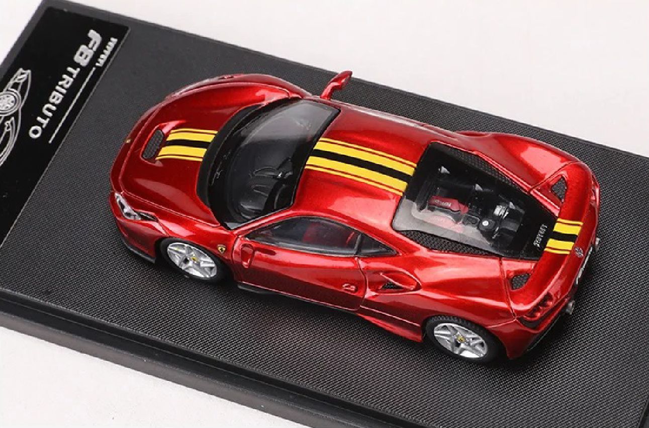  Mô hình xe Ferrari F8 Triturbo Hardtop Limited edition 999pcs tỉ lệ 1:64 XF model OT64206 
