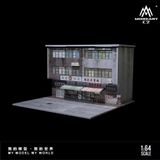  Hộp trưng bày mô phỏng 2 căn chung cư Hong Kong có sân đỗ xe - có đèn kích thước 30x20x20cm tỉ lệ 1:64 MoreArt MO936501 