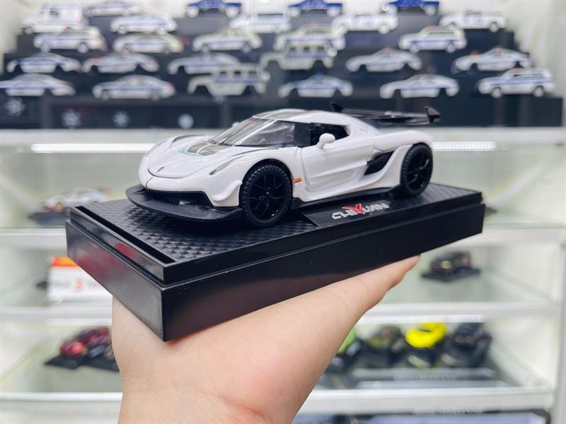  Mô hình xe Koenigsegg Jesko full open có đèn âm thanh tỉ lệ 1:32 Alloy model OT32044 
