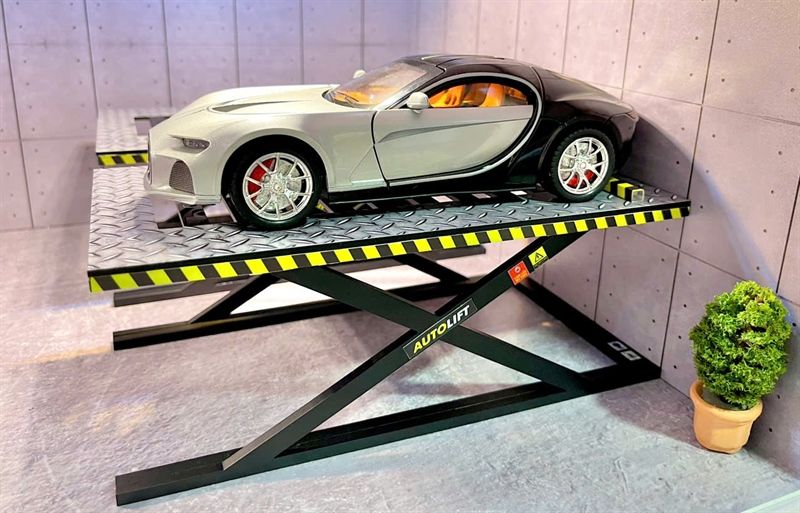  Phụ kiện bàn nâng xe mô hình bằng mica tỉ lệ 1:24 - 1:18 - 1:64 Autono1 PK476 