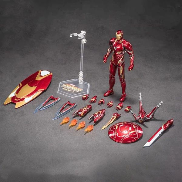  Mô hình nhân vật Marvel Iron man người sắt MK50 Mark L Avengers Infinite war kèm phụ kiện SHF tỉ lệ 1:10 18CM ZD Toys FG264 