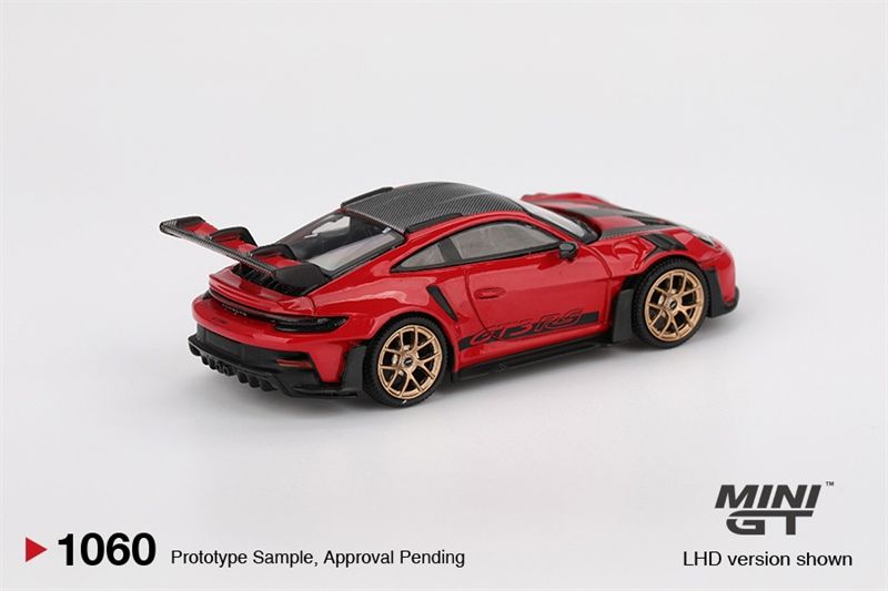  Mô hình xe Porsche 911 (992) GT3 RS Weissach Package Guards Red tỉ lệ 1:64 MiniGT MGT01060 