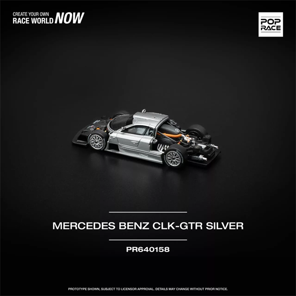  Mô hình xe MERCEDES-BENZ AMG CLK GTR tỉ lệ 1:64 Poprace PR640158 