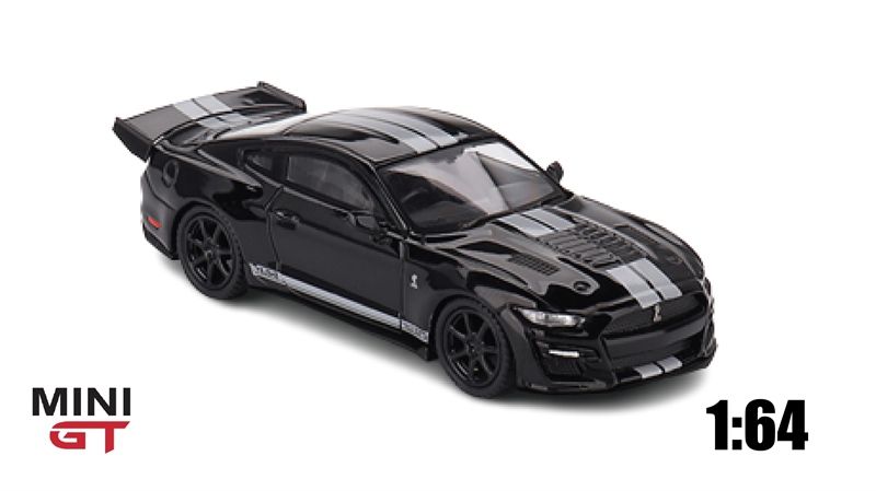  Mô hình xe ô tô Ford Mustang Shelby GT500 Dragon Snake Concept Black tỉ lệ 1:64 MiniGT MGT00575-CH 