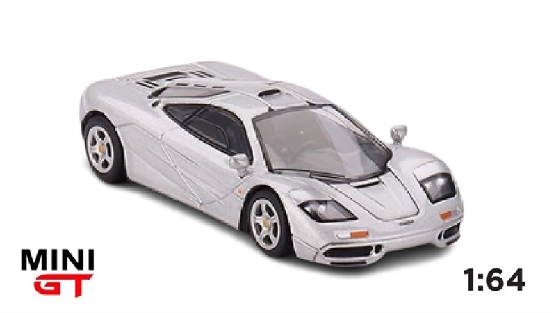  Mô hình xe McLaren F1 Magnesium Silver tỉ lệ 1:64 MiniGT 