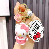  Móc khóa nhựa dẻo - silicon gấu Hello Kitty MK015 