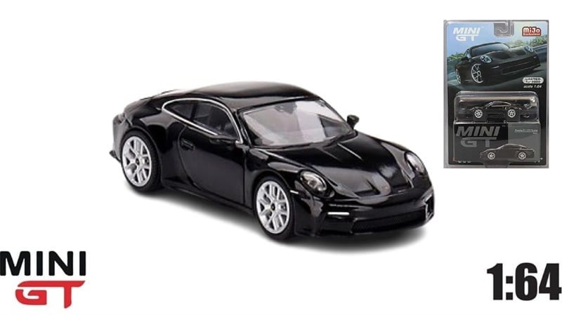  Mô hình xe ô tô Porsche 911 (992) Gt3 touring black bản card tỉ lệ 1:64 MiniGT MGT00606-MJ 