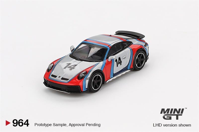  Mô hình xe Porsche 911 Dakar Ice Grey Metallic 