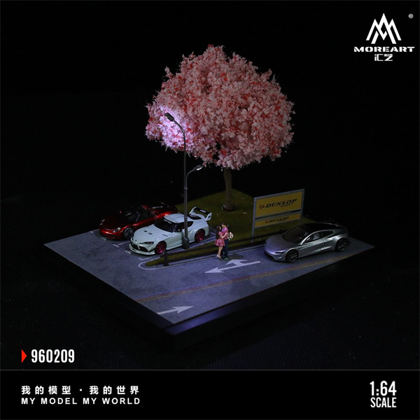  Hộp trưng bày mô phỏng bãi đỗ xe đường phố tỉ lệ 1:64 More Art MO960209 