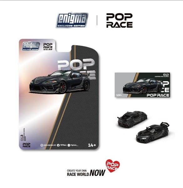  Mô hình xe Darwin PRO 66G NWB Supra (A90) tỉ lệ 1:64 POP RACE x Enigma PRE0013 