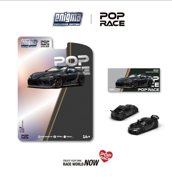  Mô hình xe Darwin PRO 66G NWB Supra (A90) tỉ lệ 1:64 POPRACE x Enigma PRE013 