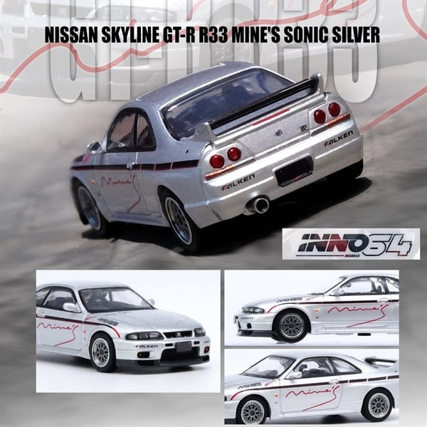  Mô hình xe Nissan Skyline GR-R (R33) 