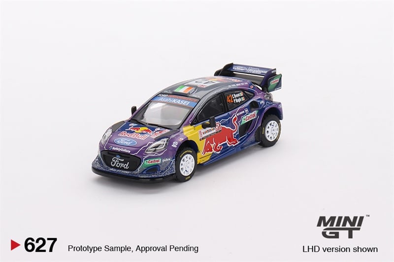  Mô hình xe ô tô Ford Puma Rally1 #42 M-Sport Ford WRT 2022 Redbull tỉ lệ 1:64 MiniGT MGT00627-CH 