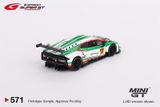  Mô hình xe Lamborghini Huracan Gt3 EVO #87 Bamboo Airways JLOC 1:64 MiniGT MGT00571-L 