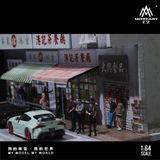  Hộp trưng bày mô phỏng 2 căn chung cư Hong Kong có sân đỗ xe - có đèn kích thước 30x20x20cm tỉ lệ 1:64 MoreArt MO936501 