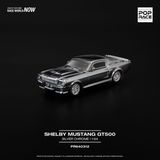  Mô hình xe Ford Shelby Mustang Gt500 - Silver Chrome tỉ lệ 1:64 Poprace PR640312 