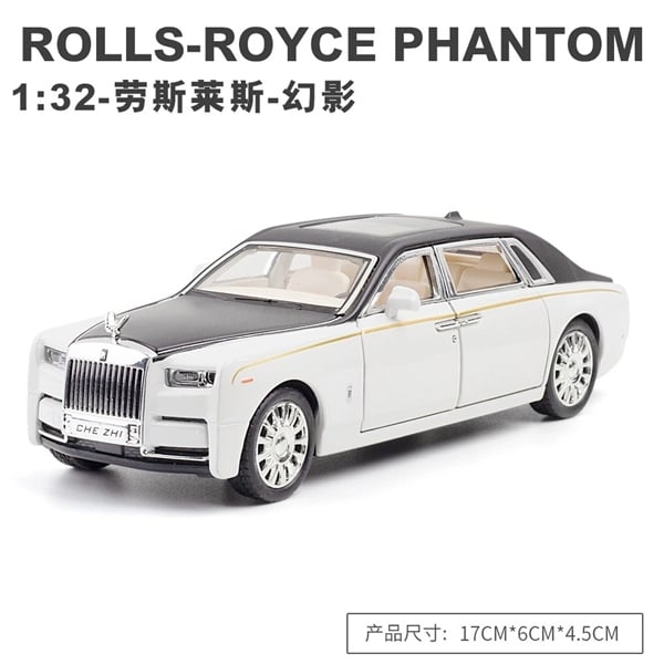  Mô hình xe Rolls Royce Phantom full open - âm thanh - đèn 1:32 Alloy model OT32032 