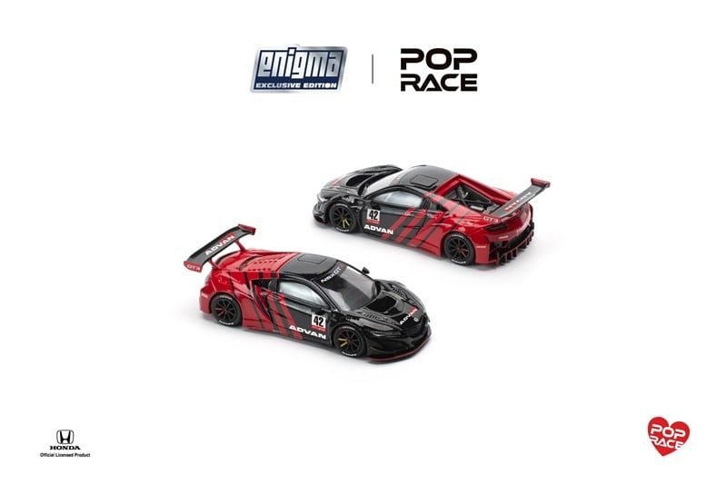  Mô hình xe Honda NSX GT3 EVO22 - ADVAN tỉ lệ 1:64 PRE0011 POPRACE x Enigma 
