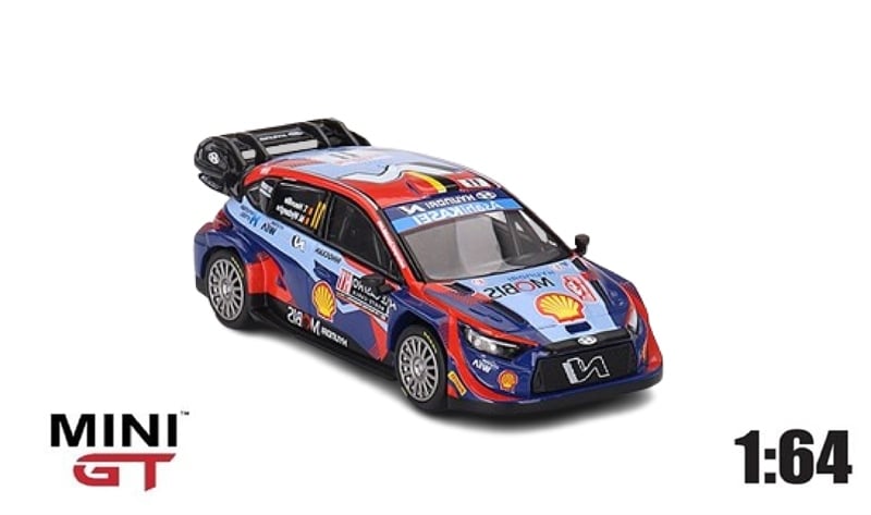  Mô hình xe Huyndai i20 N rally1 2023 tỉ lệ 1:64 MiniGT MGT00710-CH 