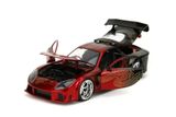  Mô hình xe 1995 Mazda RX7 Widebody (Year of the Dragon) Pink Slips tỉ lệ 1:24 Jada Toys 35194 
