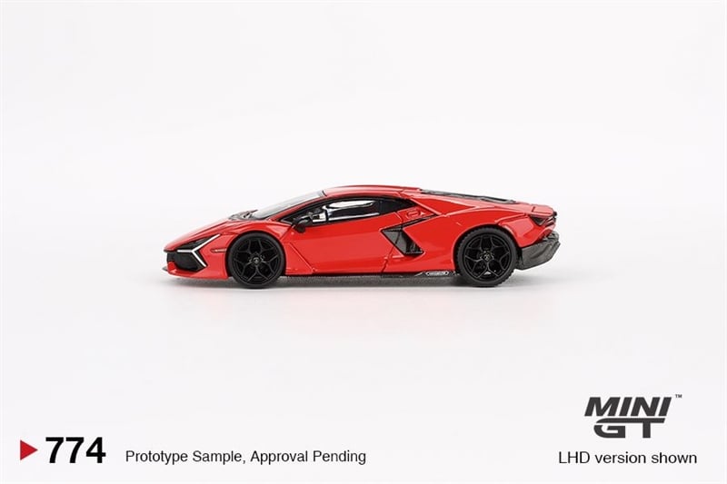  Mô hình xe Lamborghini Revuelto Arancio Dac Lucido tỉ lệ 1:64 MiniGT MGT00774-CH 