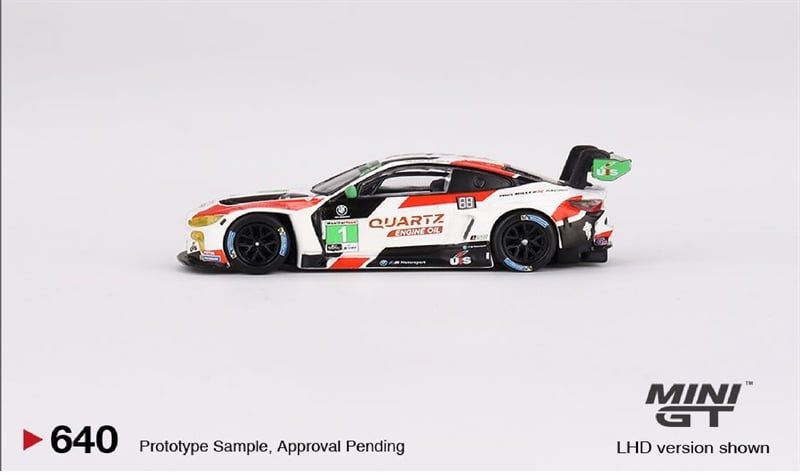  Mô hình xe BMW M4 GT3 Paul Miller Racing IMSA 2023 Sebring 12 Hrs. GTD Winner tỉ lệ 1:64 MiniGT MGT00640-CH 