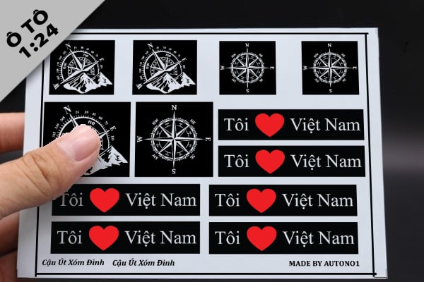  Decal nước thiết kế theo yêu cầu khổ 9x5,6cm DC333 