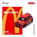  Mô hình xe Mini Cooper Mc Donald's limited to 500 tỉ lệ 1:64 Cool Car CC643639 