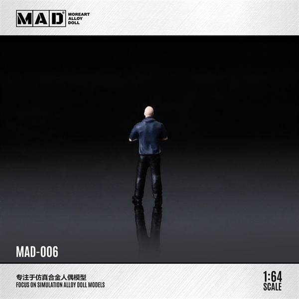  Mô hình nhân vật Dom - Fast and Furious bằng kim loại tỉ lệ 1:64 Alloy MoreArt Doll MAD006 