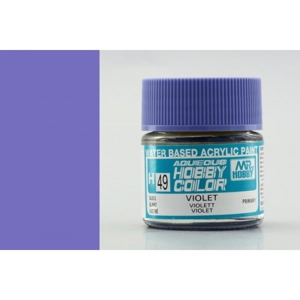  Acrylic H49 Violet sơn mô hình màu tím Vio 10ml Mr.Hobby H48 