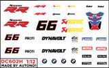  Decal nước độ BMW S1000 2020 WSBK tỉ lệ 1:12 DC602H 