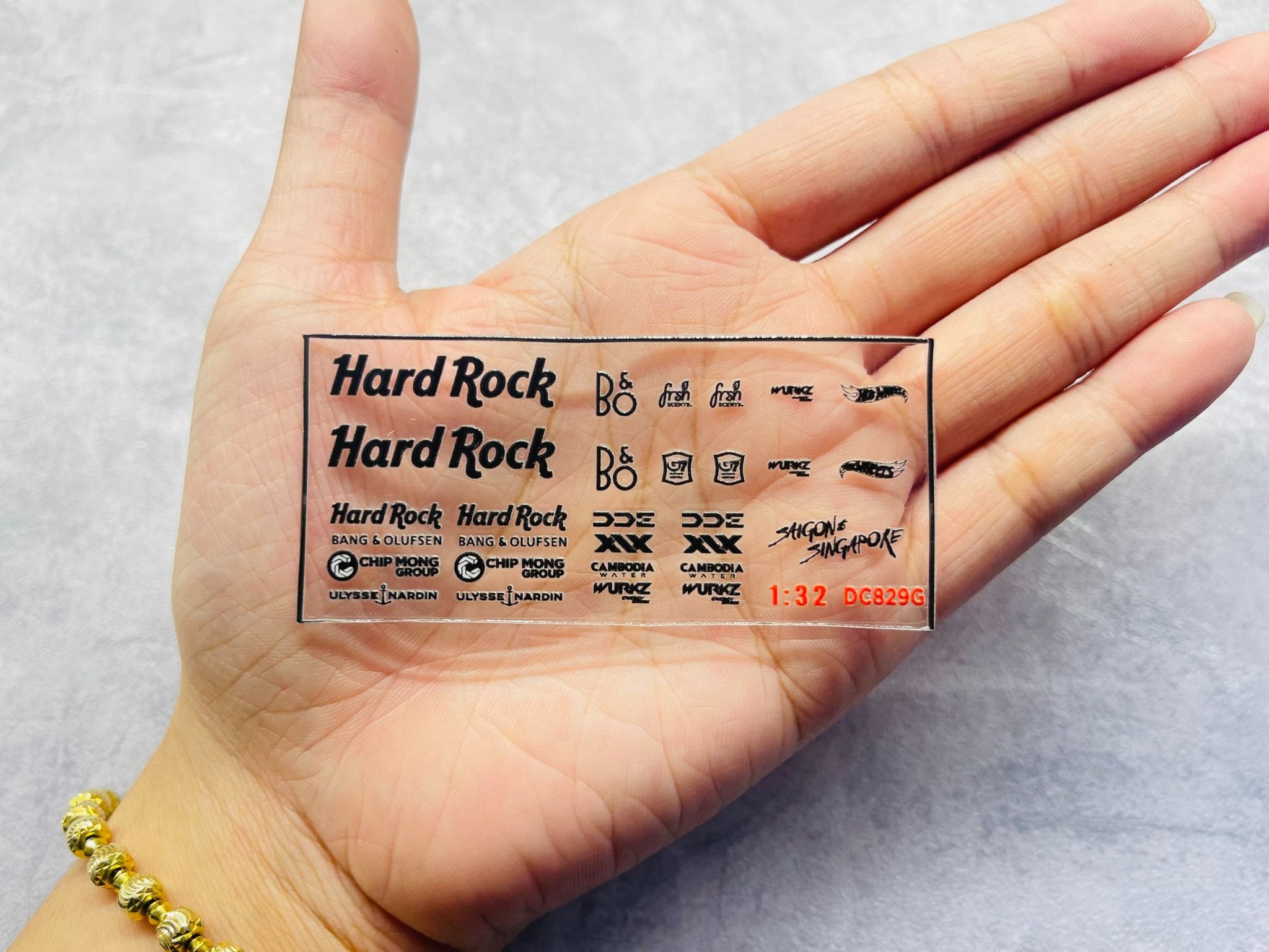  Decal UV Gumball 3000 cho mô hình ô tô tỉ lệ 1:32 dán tất cả nền màu Autono1 DC829 