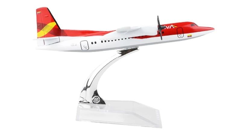  Mô hình máy bay cánh quạt ATR72-600 Colombia Avianca Fokker F50 16cm MB16158 