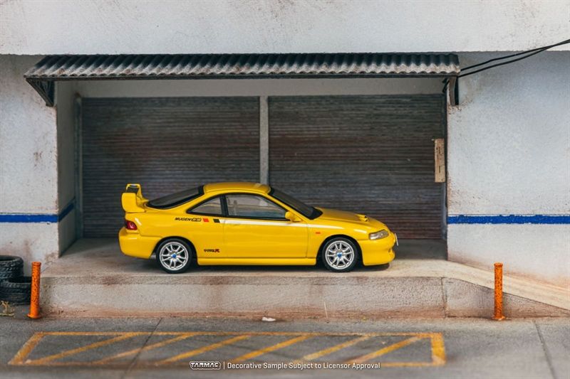  Mô hình xe Honda Integra TYPE R DC2 MUGEN Sunlight Yellow tỉ lệ 1:64 Tarmac Works T64G-TL059-YL 